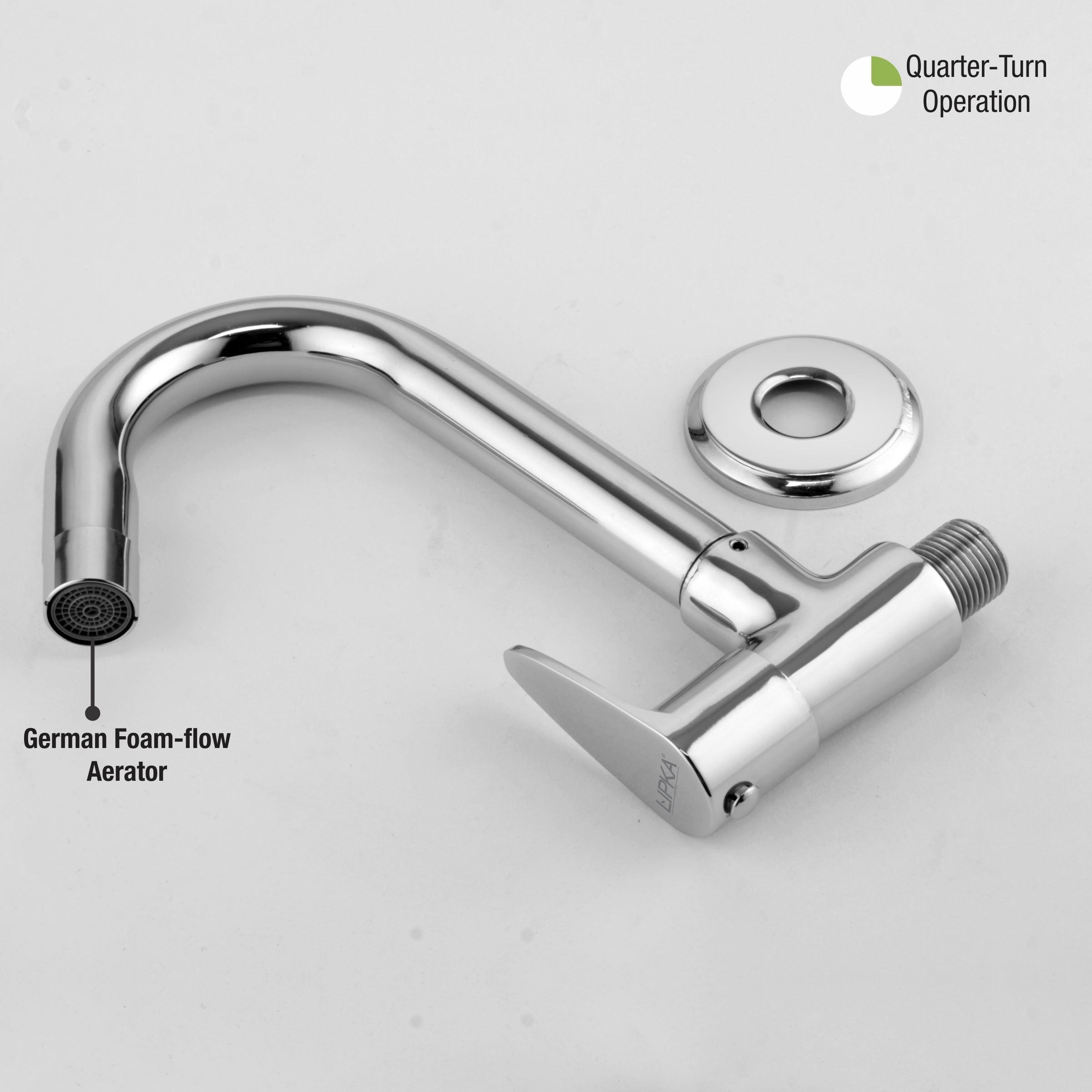 Lava Sink Tap with Swivel Spout Brass Faucet with german foam flow aerator