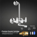 Lava Wall Mixer Brass Faucet with L Bend - LIPKA - Lipka Home