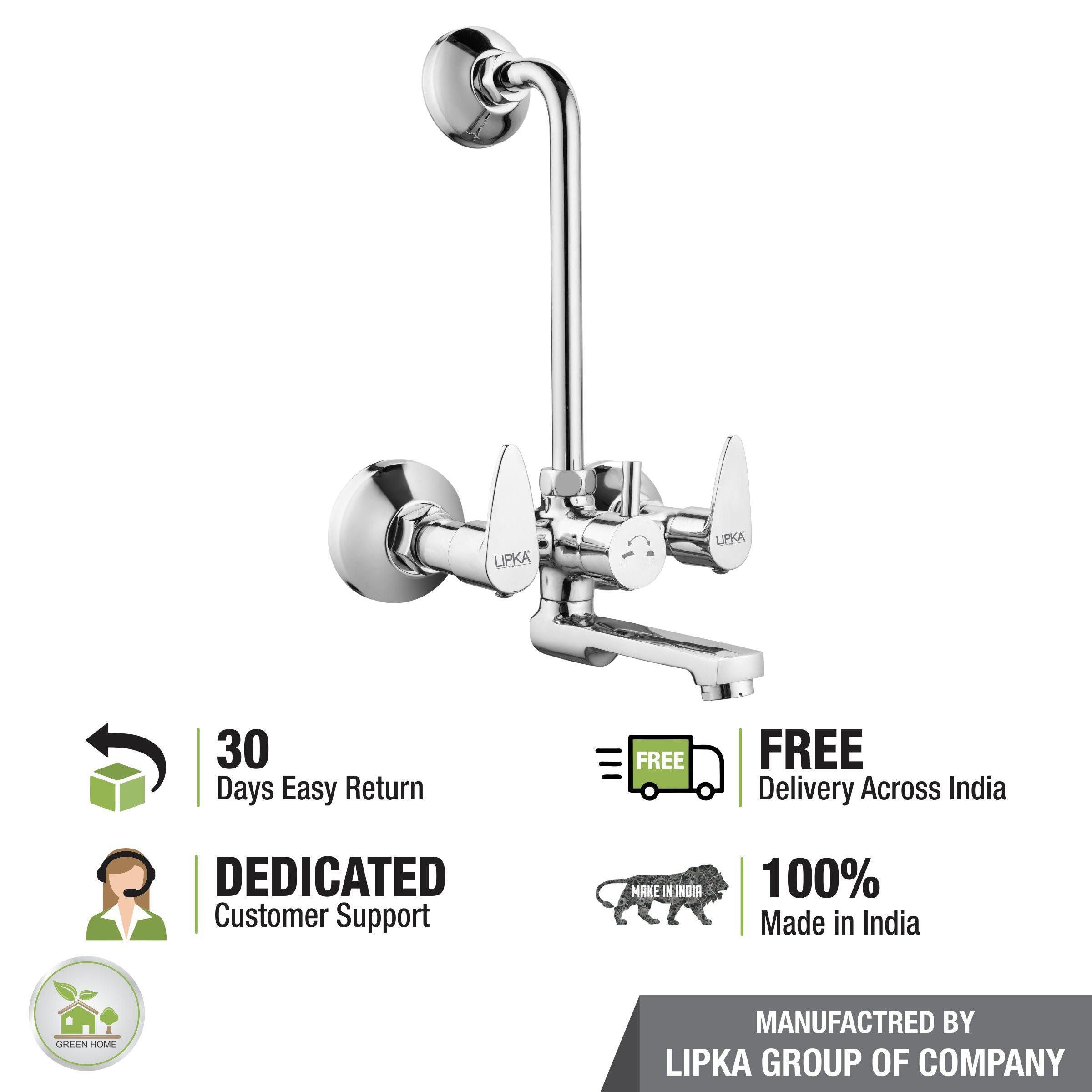 Lava Wall Mixer with L Bend Faucet free delivery