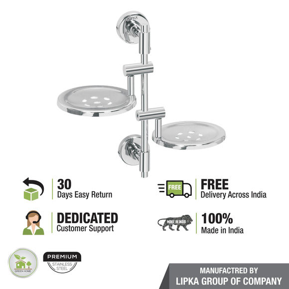 Lunar Double Soap Dish - LIPKA - Lipka Home