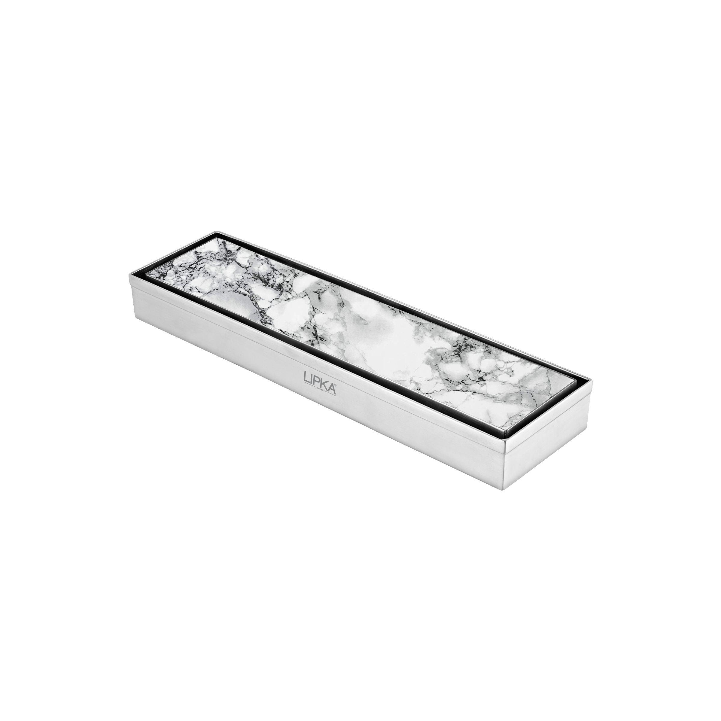Marble Insert Shower Drain Channel (12 x 3 Inches) 