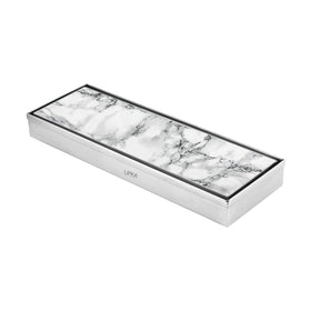 Marble Insert Shower Drain Channel (18 x 4 Inches ) - LIPKA - Lipka Home