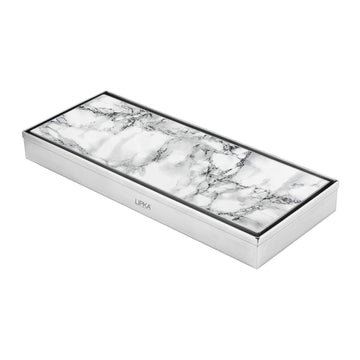 Marble Insert Shower Drain Channel (18 x 5 Inches) - LIPKA - Lipka Home