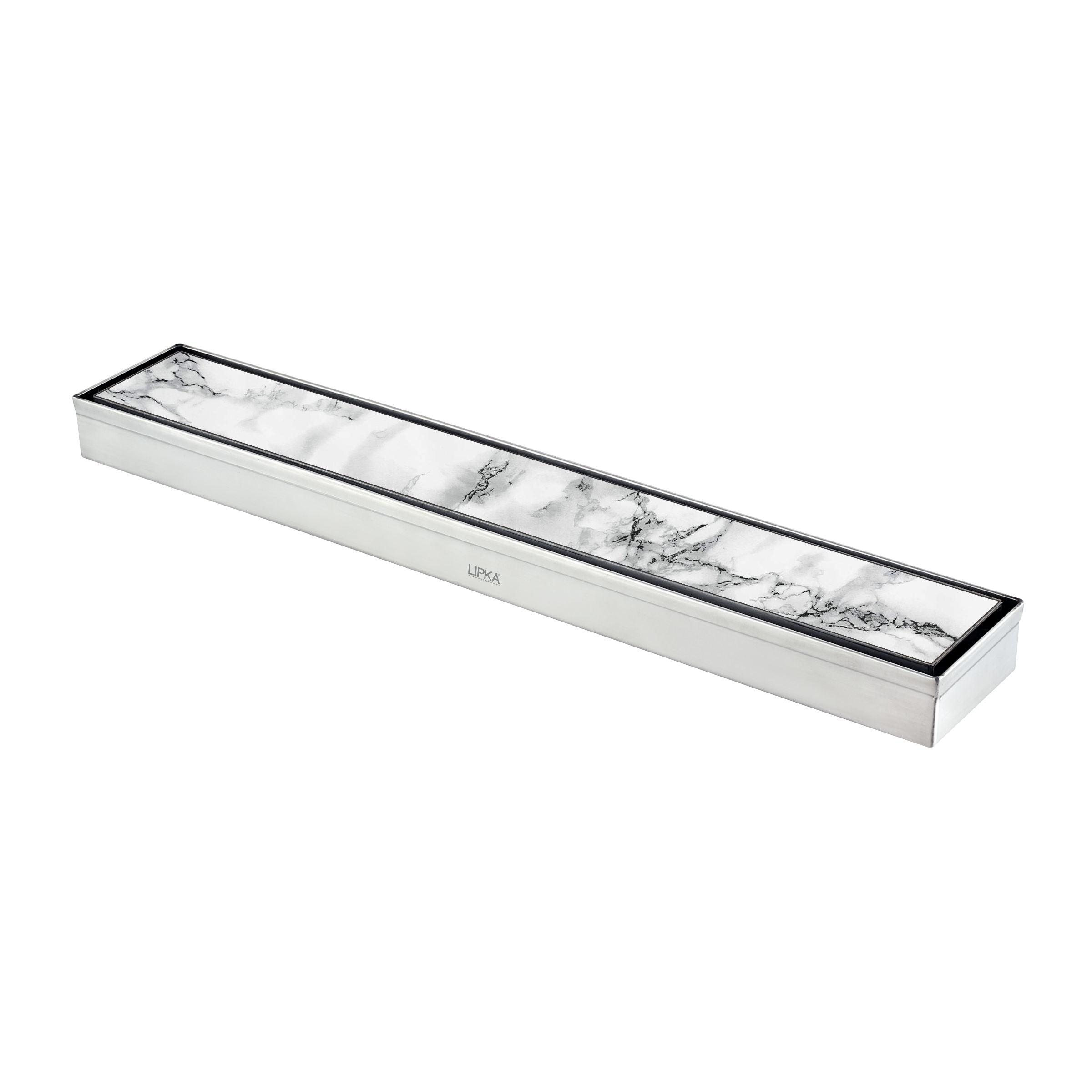 Marble Insert Shower Drain Channel (24 x 2 Inches)