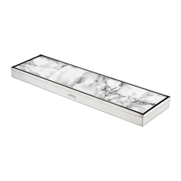 Marble Insert Shower Drain Channel (32 x 5 Inches) - LIPKA - Lipka Home