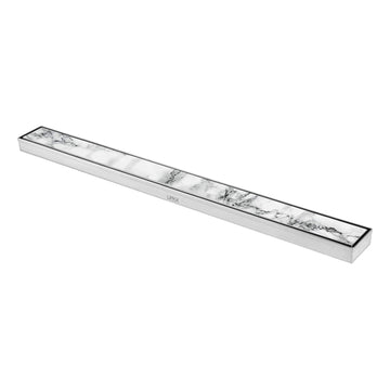 Marble Insert Shower Drain Channel (48 x 3 Inches) - LIPKA - Lipka Home