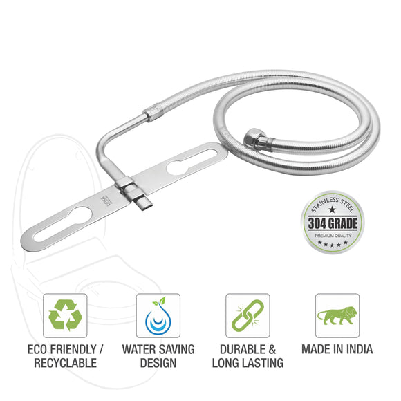 Multi Jet Spray with 304-Grade SS Holder & 1.5 Meter Hose - LIPKA - Lipka Home