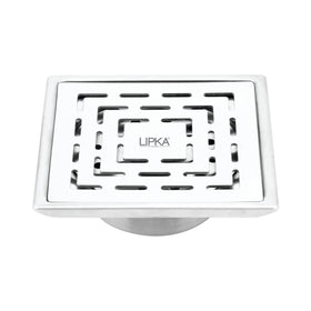 Orange Exclusive Square Floor Drain (5 x 5 Inches) with Cockroach Trap - LIPKA - Lipka Home