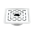 Orange Exclusive Square Floor Drain (5 x 5 Inches) with Hole and Cockroach Trap - LIPKA - Lipka Home