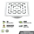 Orange Exclusive Square Floor Drain (6 x 6 Inches) with Cockroach Trap - LIPKA - Lipka Home