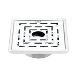 Orange Exclusive Square Floor Drain (6 x 6 Inches) with Hole and Cockroach Trap