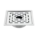 Orange Exclusive Square Flat Cut Floor Drain (5 Inches) with Cockroach Trap And Hole - LIPKA - Lipka Home