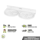 ABS Oval Double Soap Dish - LIPKA - Lipka Home