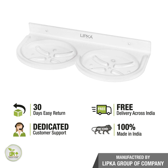 ABS Oval Double Soap Dish - LIPKA - Lipka Home