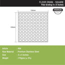 Palo Grating Top (5 x 5 Inches) - LIPKA - Lipka Home