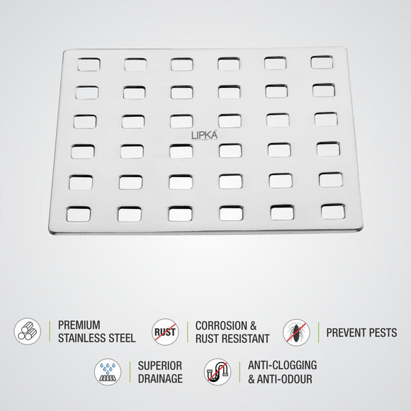 Palo Grating Top (5 x 5 Inches) - LIPKA - Lipka Home