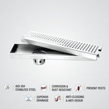 Palo Shower Drain Channel (18 x 5 Inches) - LIPKA