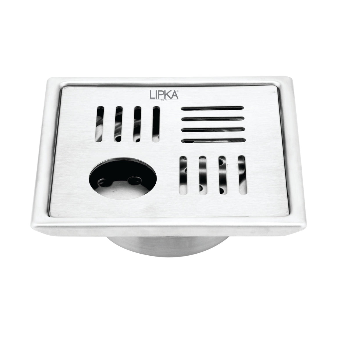 Pink Exclusive Square Floor Drain (5 x 5 Inches) with Hole and Cockroa ...
