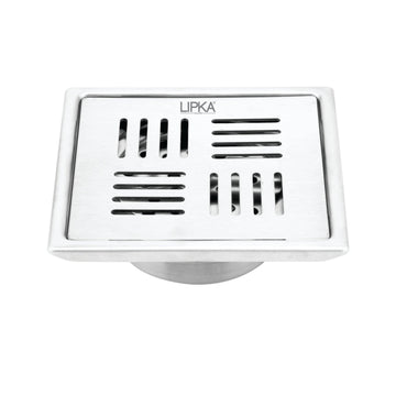 Pink Exclusive Square Floor Drain (6 x 6 Inches) with Cockroach Trap - LIPKA - Lipka Home