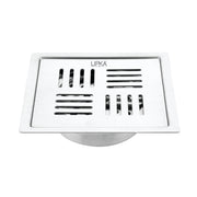 Pink Exclusive Square Flat Cut Floor Drain (5 x 5 Inches) with Cockroach Trap video