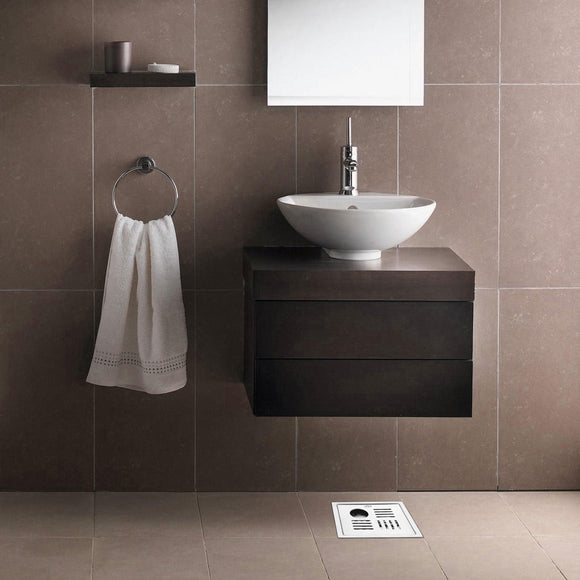 Pink Exclusive Square Flat Cut Floor Drain (6 x 6 Inches) with Hole and Cockroach Trap - LIPKA - Lipka Home