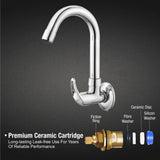 Pixel Sink Tap with Swivel Spout Brass Faucet with premium ceramic cartridge