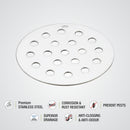 Plain Round Jali Floor Drain (3 inches) - LIPKA - Lipka Home