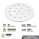 Plain Round Jali Floor Drain (4 inches) - LIPKA - Lipka Home