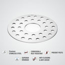 Plain Round Jali Floor Drain with Hole (4 inches) - LIPKA - Lipka Home