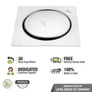 Pop-up Square Floor Drain with Water Seal (6 x 6 Inches) - LIPKA - Lipka Home