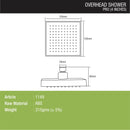 Pro Overhead Shower (4 x 4 Inches) - LIPKA - Lipka Home