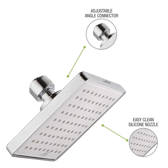 Pro Overhead Shower (4 x 4 Inches) - LIPKA - Lipka Home