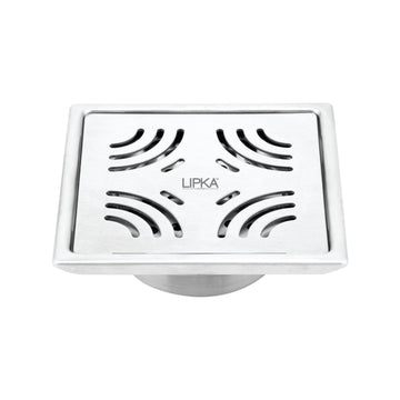 Purple Exclusive Square Floor Drain (6 x 6 Inches) with Cockroach Trap - LIPKA - Lipka Home