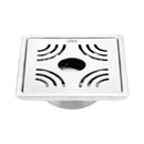 Purple Exclusive Square Floor Drain (6 x 6 Inches) with Hole & Cockroach Trap - LIPKA - Lipka Home