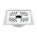 Purple Exclusive Square Flat Cut Floor Drain (6 x 6 Inches) with Hole and Cockroach Trap - LIPKA - Lipka Home