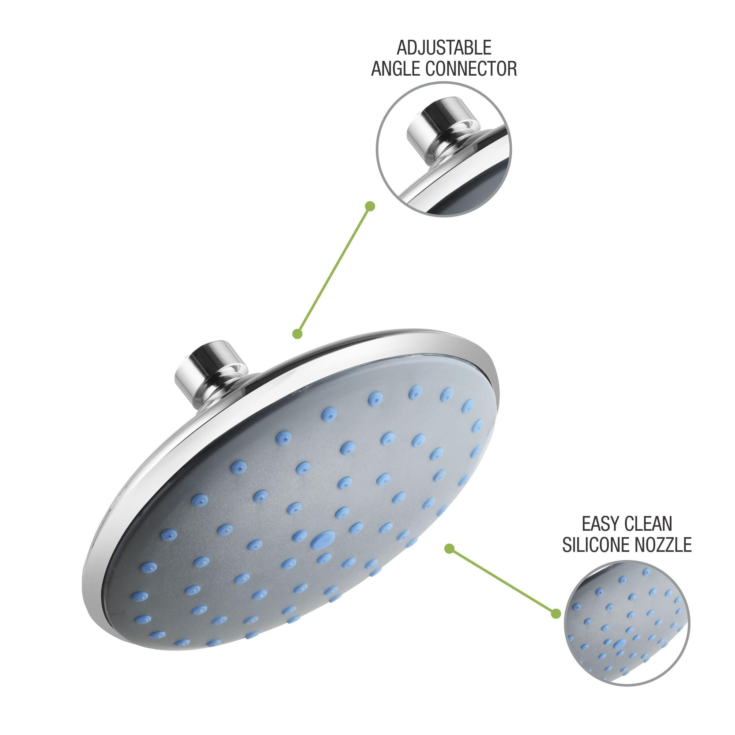 Rapid Overhead Shower (6 Inches) features