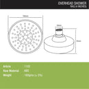Raq Overhead Shower (4 Inches) - LIPKA - Lipka Home