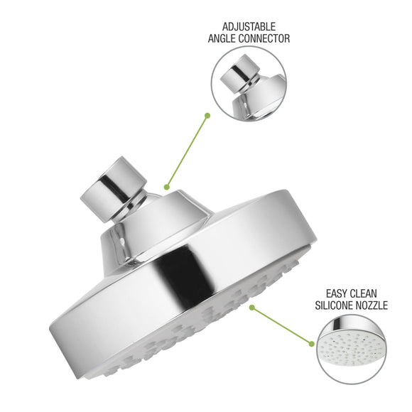 Raq Overhead Shower (4 Inches) - LIPKA - Lipka Home