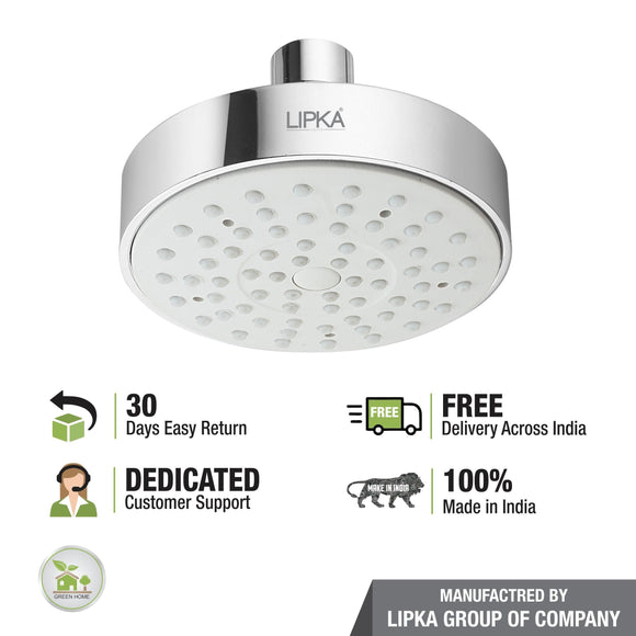 Raq Overhead Shower (4 Inches) - LIPKA - Lipka Home