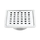 Red Exclusive Square Floor Drain (6 x 6 Inches) with Cockroach Trap - LIPKA - Lipka Home
