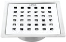 Red Exclusive Square Flat Cut Floor Drain (6 x 6 Inches) with Cockroach Trap - LIPKA - Lipka Home