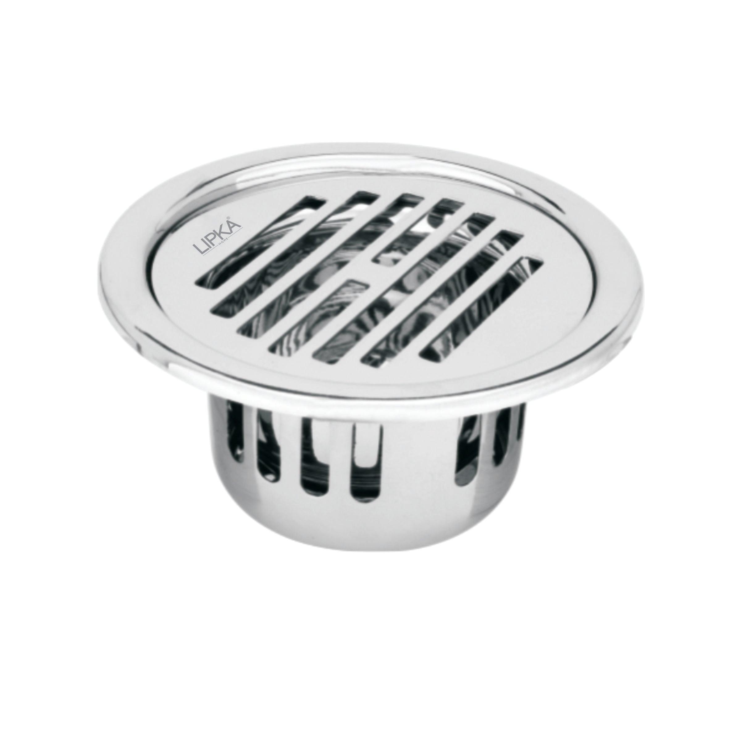 Golden Classic Jali Round Floor Drain (4 Inches) with Cockroach Trap