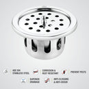 Round Floor Drain (4 inches) with Cockroach Trap & Lid - LIPKA - Lipka Home