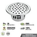 Round Floor Drain (5 inches) with Cockroach Trap - LIPKA - Lipka Home