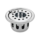 Round Floor Drain (5 Inches) with Hinge, Hole and Cockroach Trap - LIPKA - Lipka Home