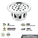 Round Floor Drain (5 inches) with Cockroach Trap & Lid - LIPKA - Lipka Home
