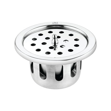 Round Floor Drain (5 inches) with Cockroach Trap & Lid - LIPKA - Lipka Home