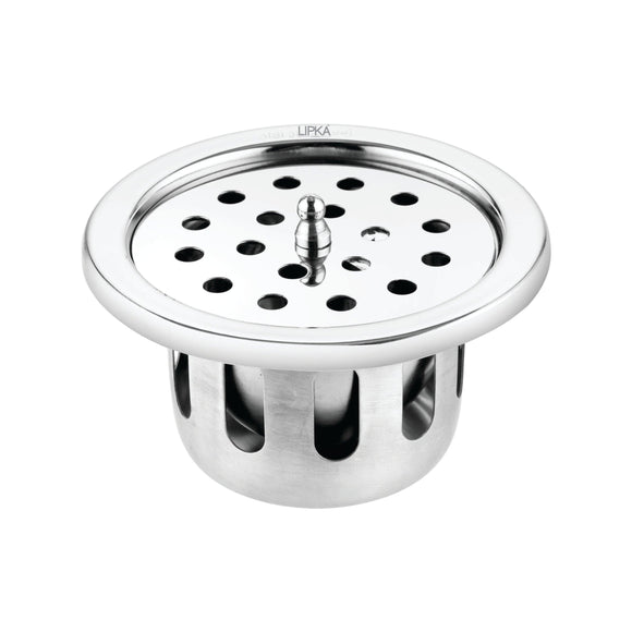 Round Floor Drain (5 inches) with Cockroach Trap & Lid - LIPKA - Lipka Home