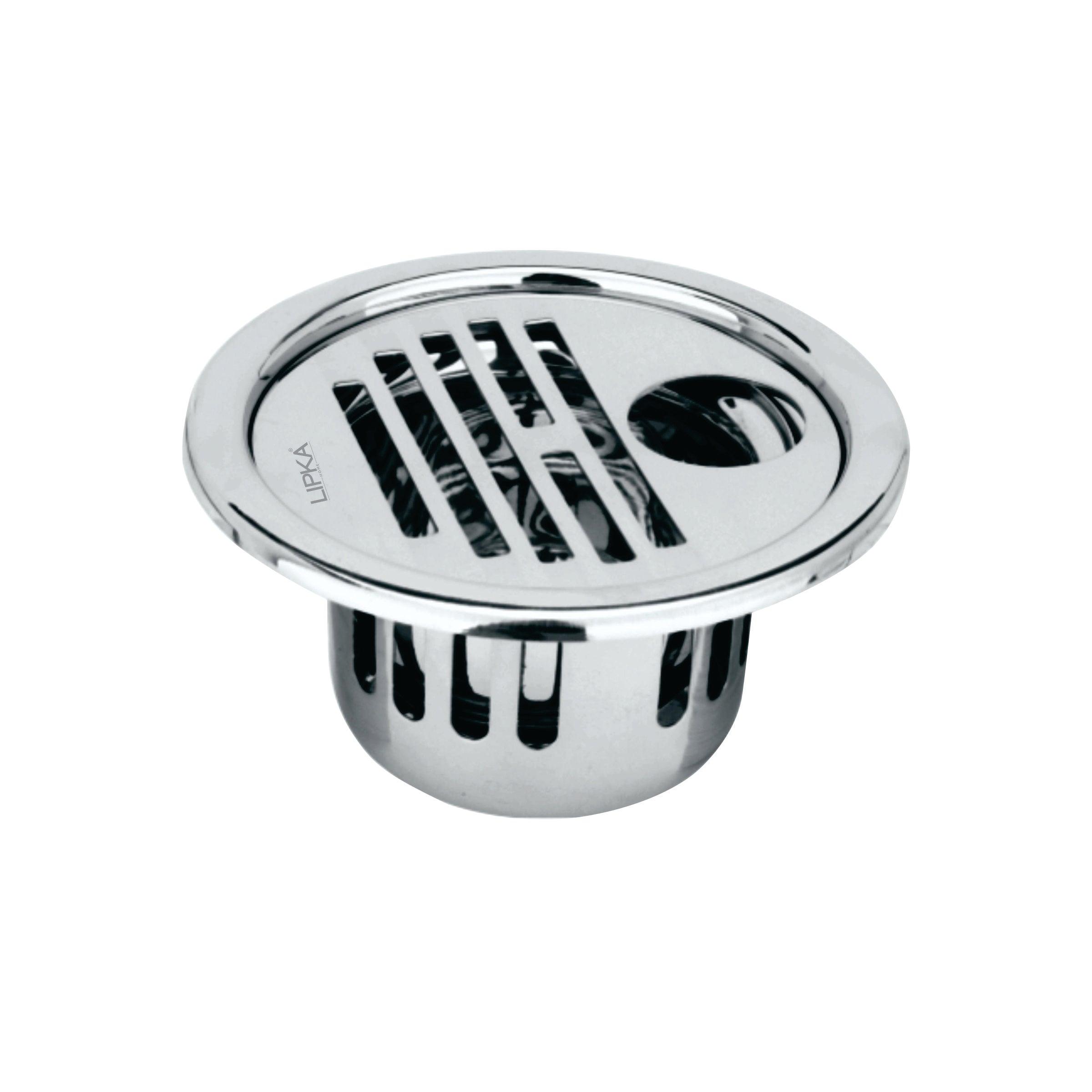 Golden Classic Jali Round Floor Drain (5 Inches) with Cockroach Trap and Hole
