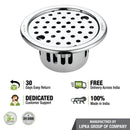 Round Floor Drain (5 inches) with Cockroach Trap & Lock - LIPKA - Lipka Home